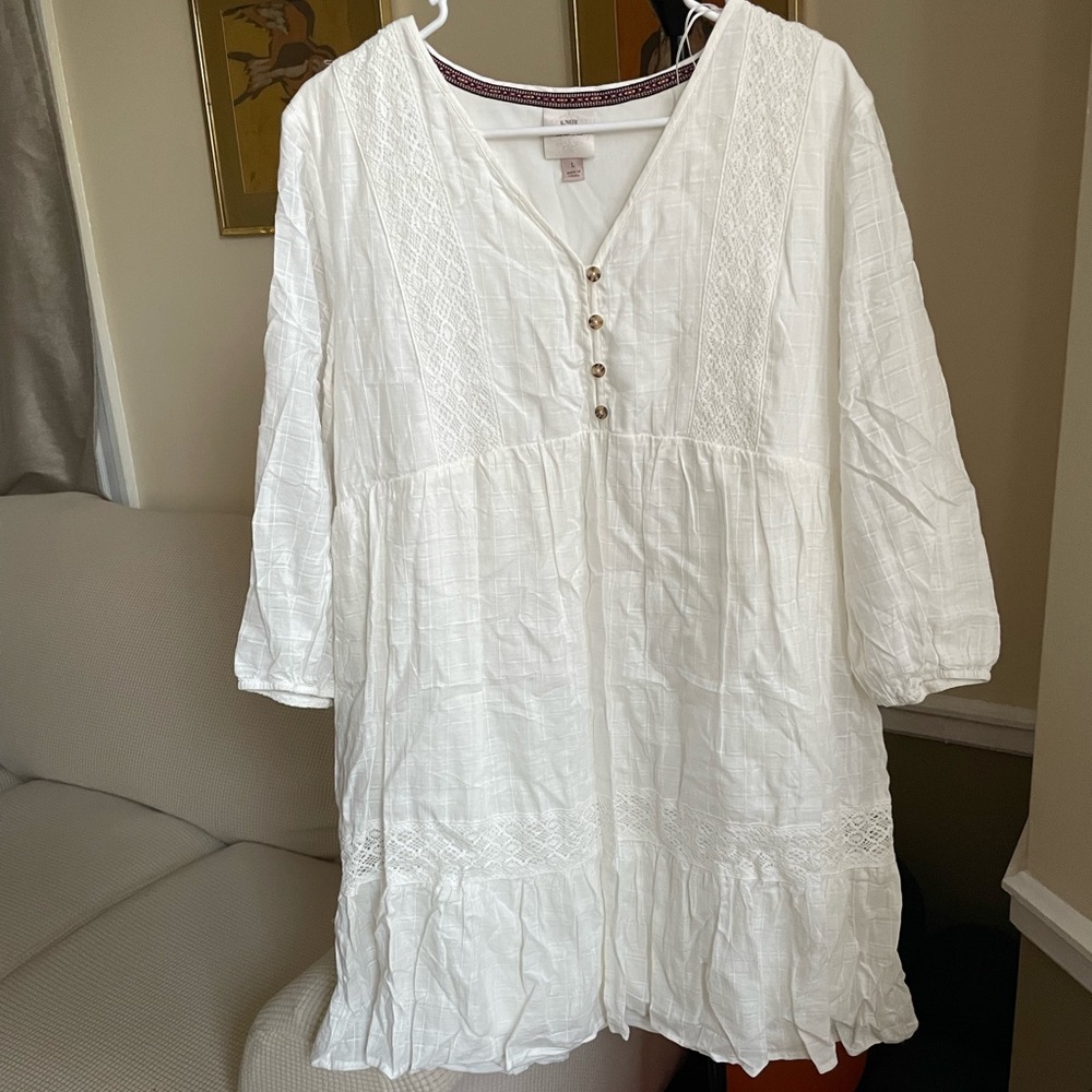 White dress